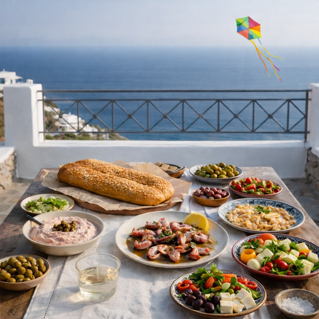 Το τραπέζι της Καθαράς Δευτέρας: 3 εύκολες και παραδοσιακές συνταγές για το σαρακοστιανό τραπέζι