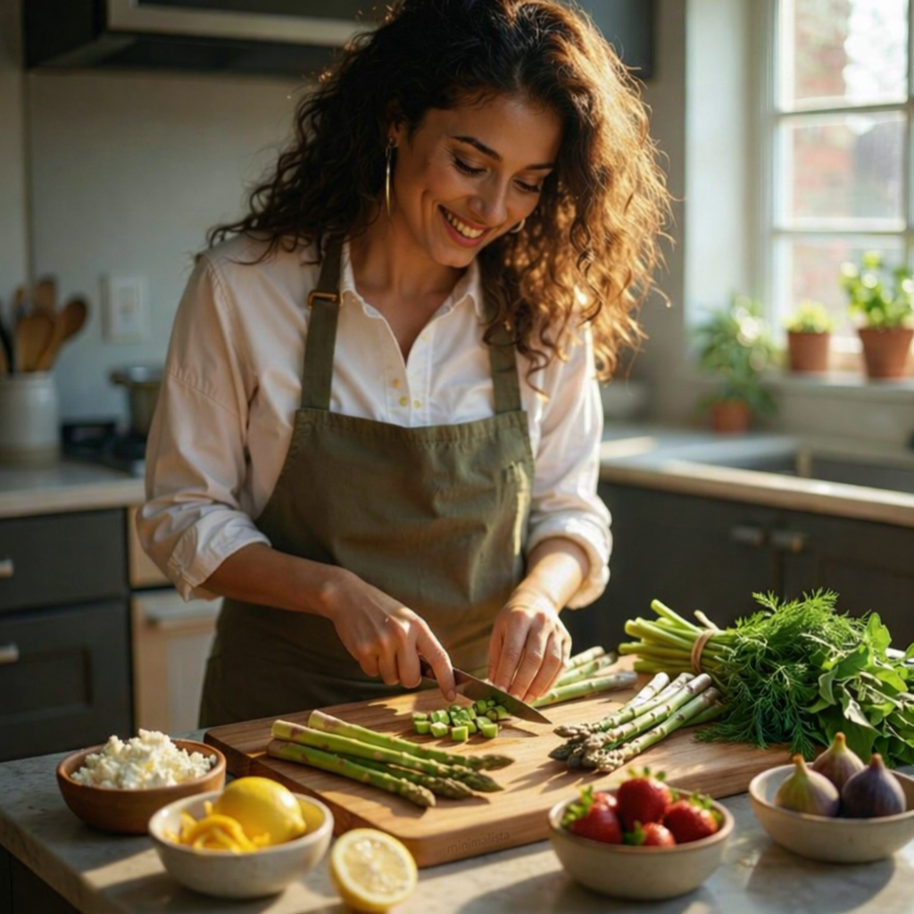 Εποχικά Φρούτα & Λαχανικά Μαρτίου + Τάρτα με Φρέσκα Σπαράγγια & Ανθότυρο