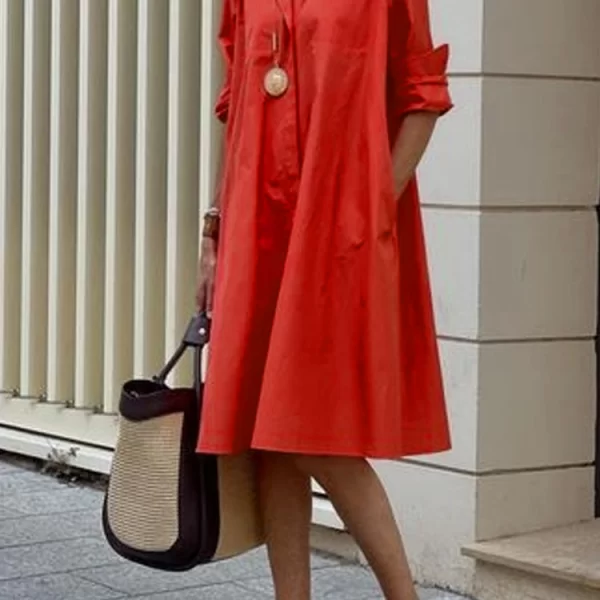 φόρεμα BOTERDA RED - 1