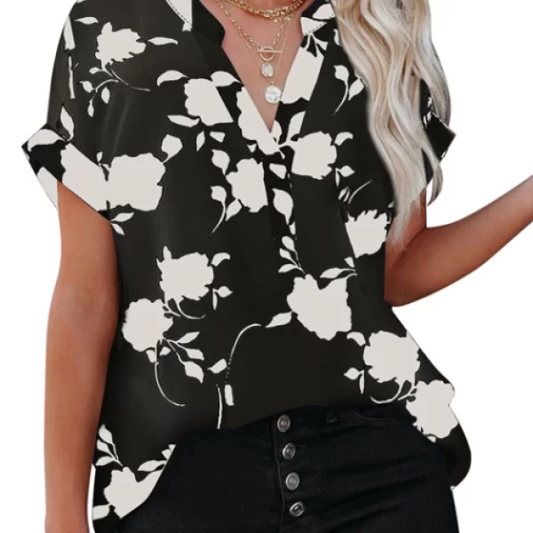 γυναικεία μπλούζα RAVORSA BLACK - 1