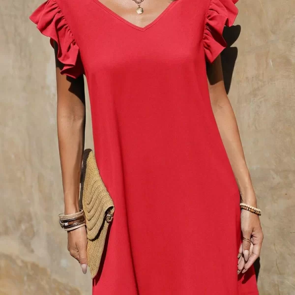 φόρεμα NEOLMEGA RED - 1