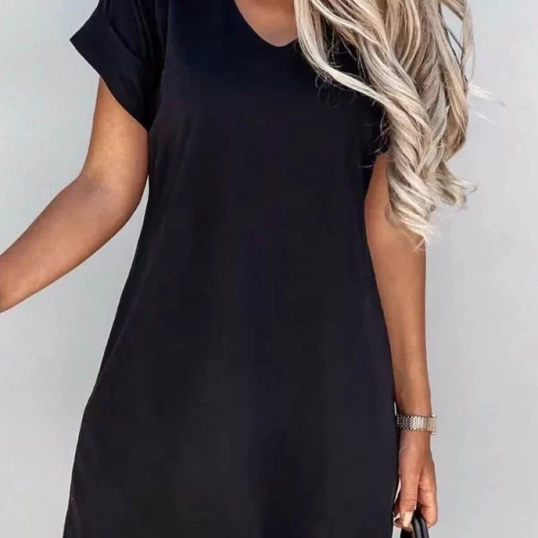 φόρεμα FONSELIA BLACK - 1