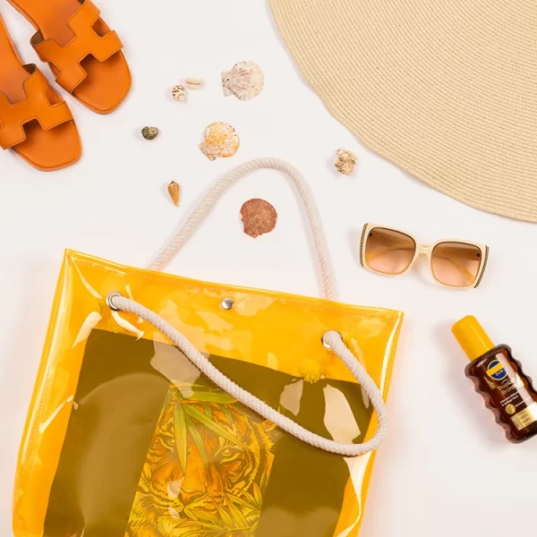 τσάντα θαλάσσης RAMALIA ORANGE - 1