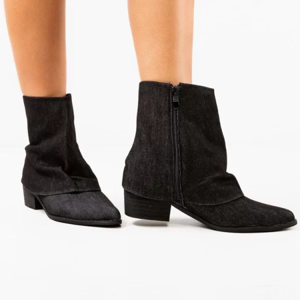 γυναικεία μποτάκια PARMOFA BLACK - 1