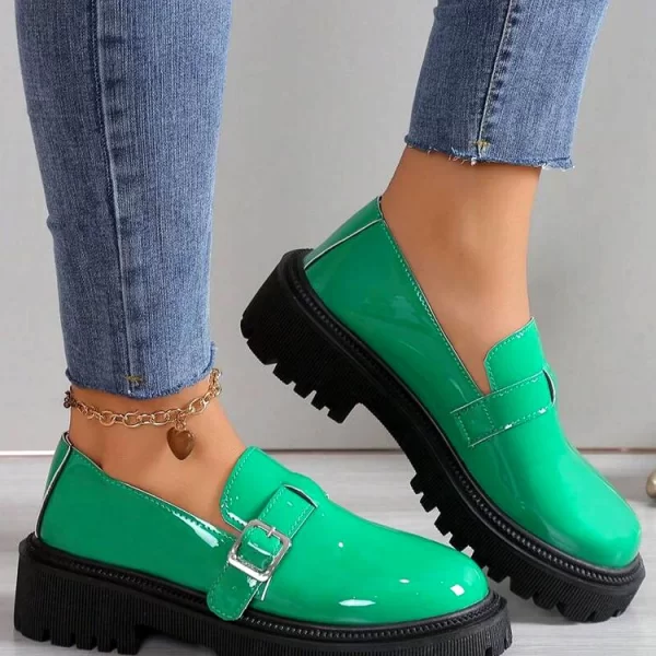 γυναικεία μοκασίνια MATENDA GREEN - 1