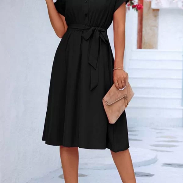 φόρεμα MELINTA BLACK - 1