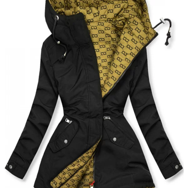 μπουφάν διπλής όψης MEFONVA YELLOW - 1