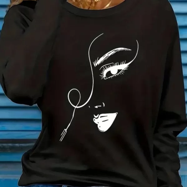 γυναικεία μπλούζα SOMDEFA BLACK - 1