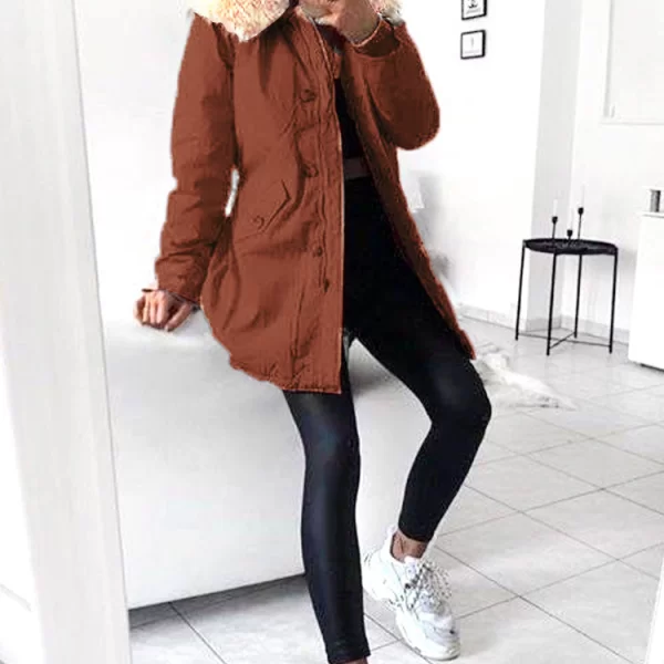 μπουφάν LORFEANA BROWN - 1