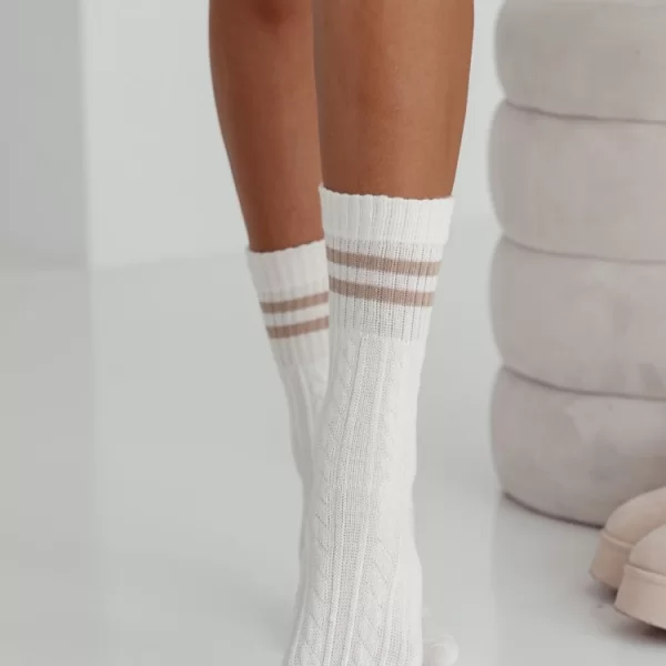 κάλτσες LONDEZA WHITE - 1