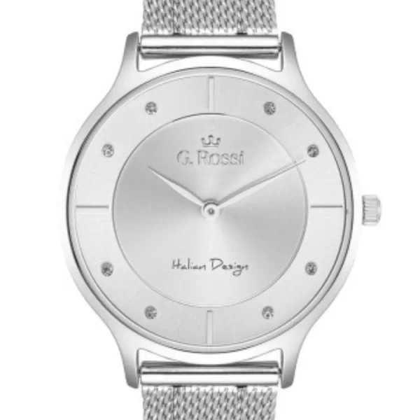 γυναικείο ρολόι G. Rossi 11024B-1D1 SILVER - 1