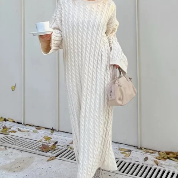 φόρεμα GIVEOLDA ECRU - 1