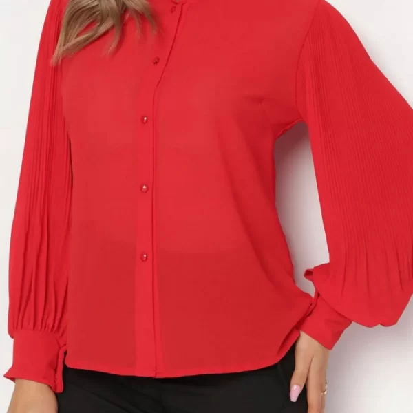 γυναικείο πουκάμισο ZOMENFA RED - 1