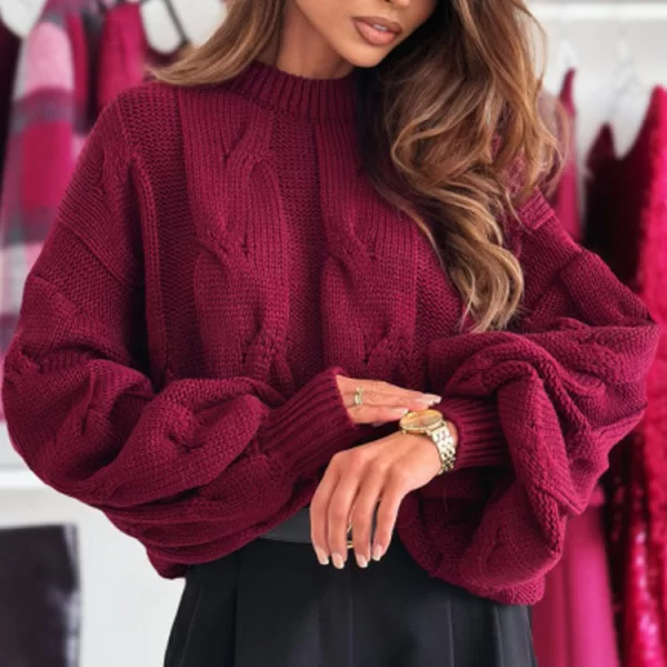 πουλόβερ KREMORDA BORDO - 1