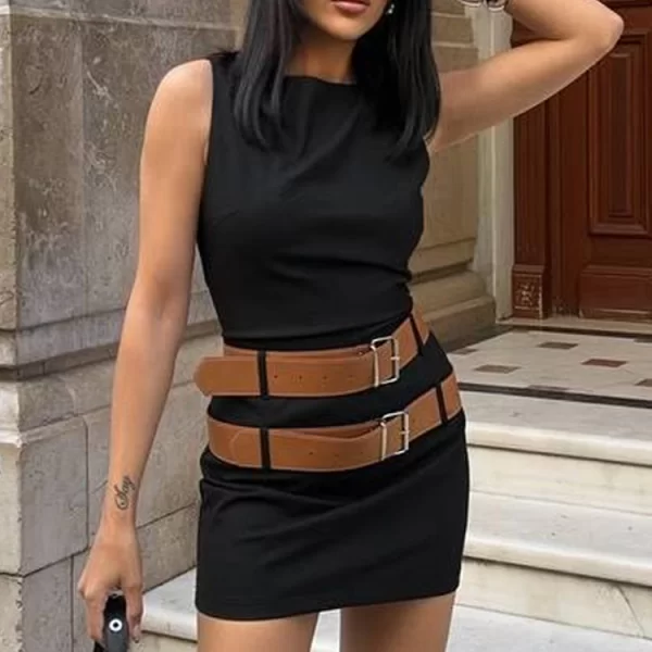 φόρεμα DIOFEZA BLACK - 1