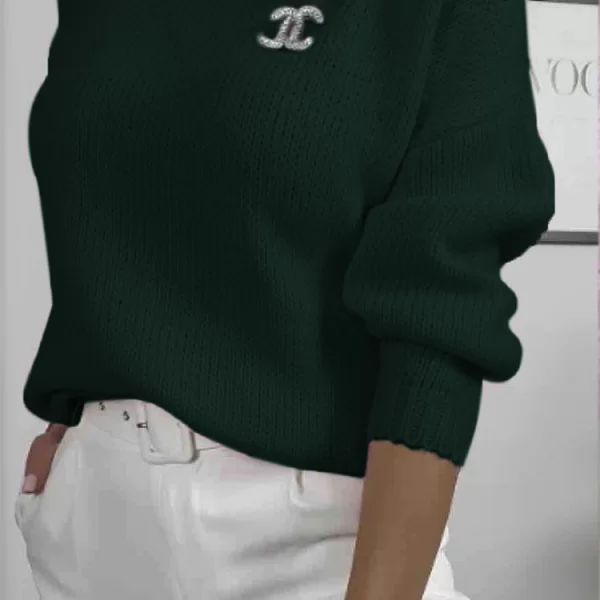 πουλόβερ SENSELDA GREEN - 1