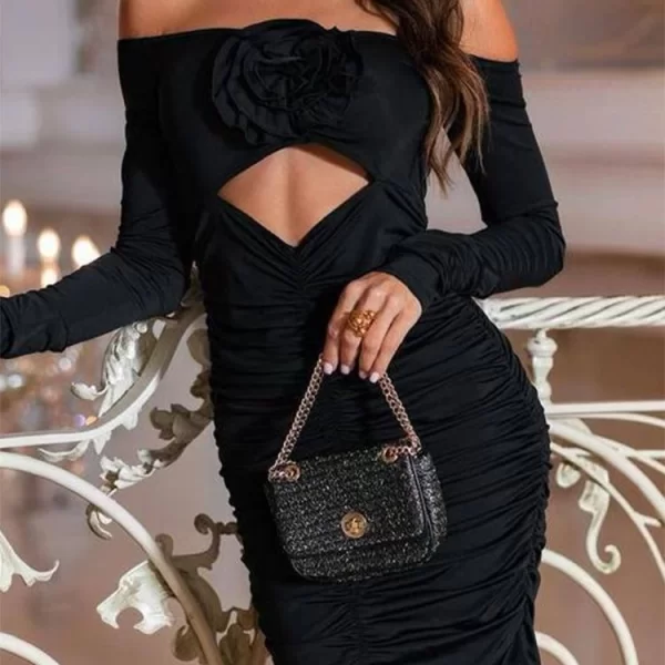 φόρεμα LOJERFA BLACK - 1