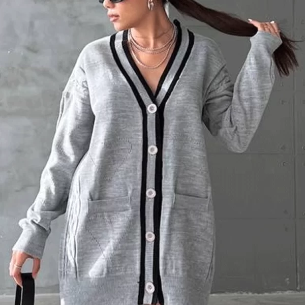 ζακέτα MEROLINDA GREY - 1