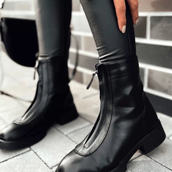 γυναικεία μποτάκια KILMORFA BLACK - 1