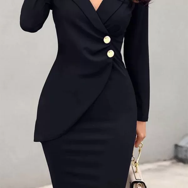 φόρεμα TERIEDA BLACK - 1