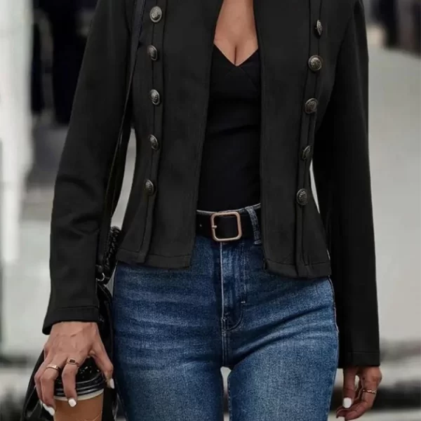 μπουφάν SELSINA BLACK - 1