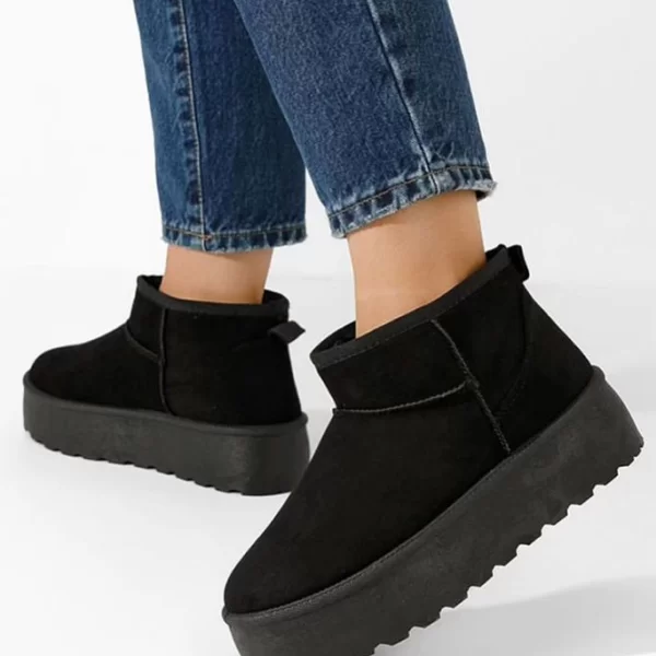 γυναικεία μποτάκια KALISIA BLACK - 1