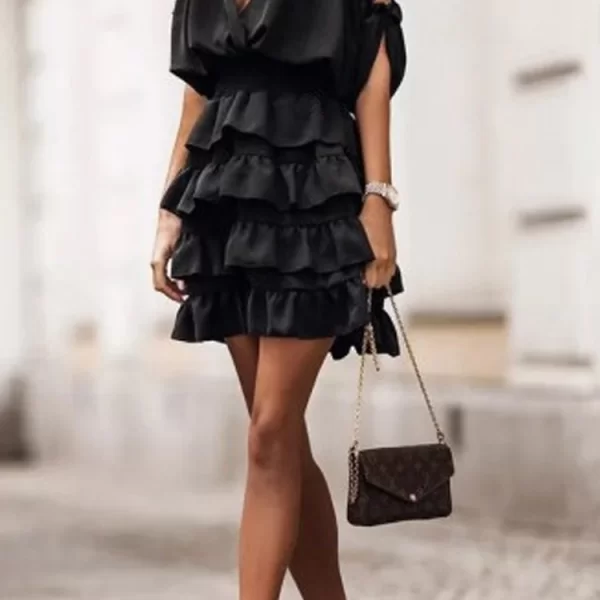 φόρεμα BELINDOFA BLACK - 1