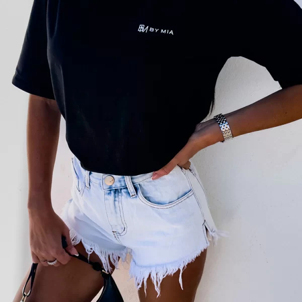 κοντομάνικο μπλουζάκι GROFELMA BLACK - 1