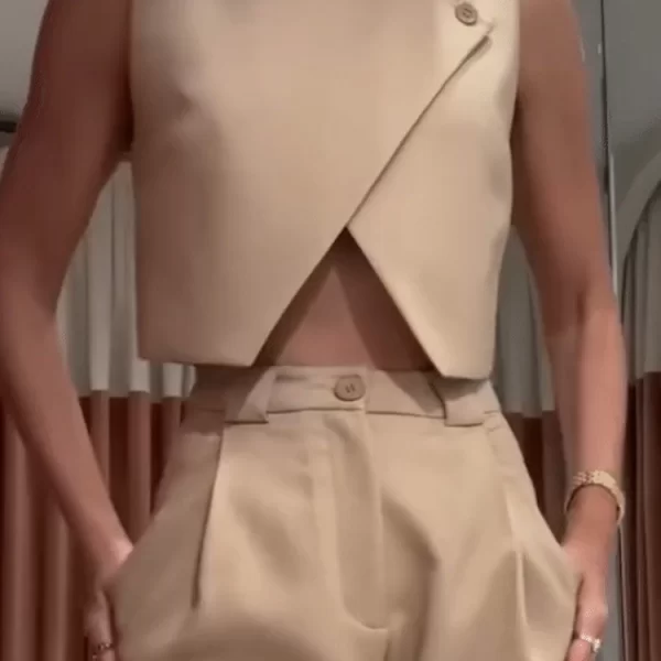 γιλέκο DILSOMFA BEIGE - 1