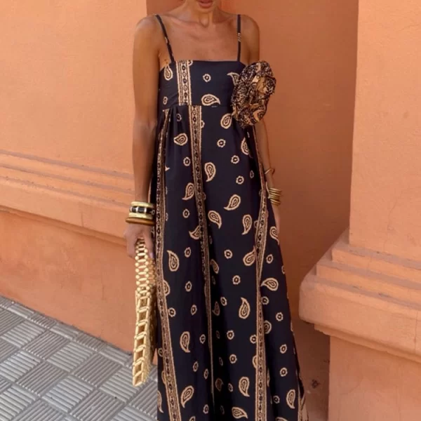 φόρεμα VERGIANA BROWN - 1