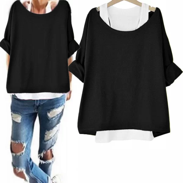 γυναικεία μπλούζα POLANA BLACK - 1