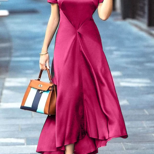 φόρεμα ATELIANA FUCHSIA - 1