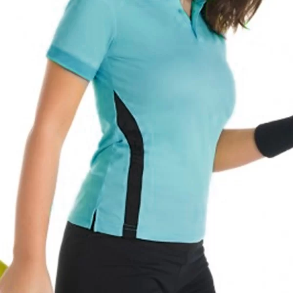 κοντομάνικο μπλουζάκι KOURNI TURQUA - 1