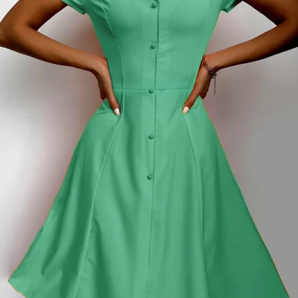 φόρεμα ELPINDA GREEN - 1