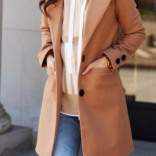 παλτό YOLINDA CAMEL - 1