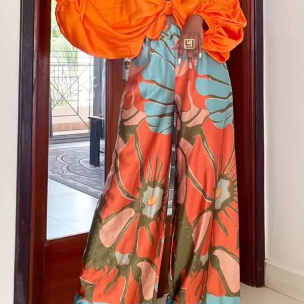 παντελόνι SARENLA ORANGE - 1