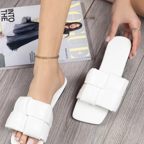 γυναικείες παντόφλες AMBROLA WHITE - 1