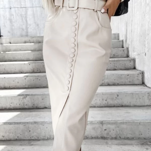 φούστα LONSOZA ECRU - 1