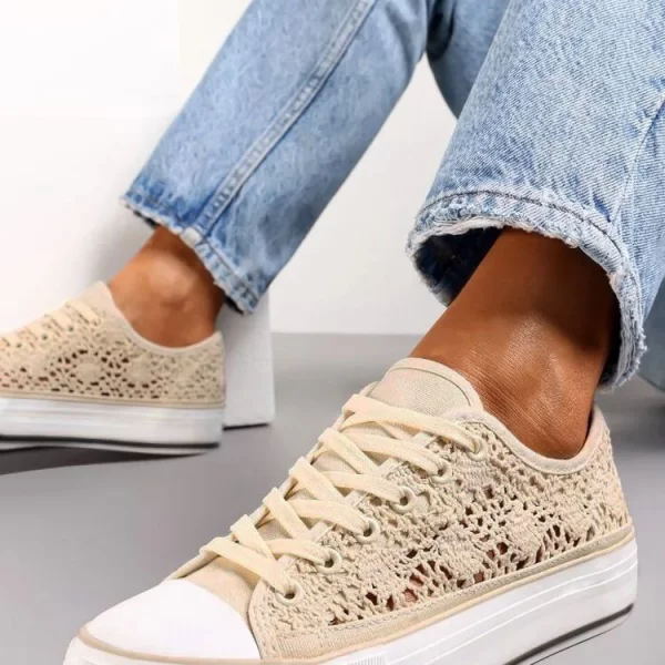 γυναικεία παπούτσια LACY BEIGE - 1