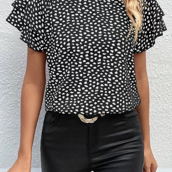 γυναικεία μπλούζα LIPEALDA BLACK - 1