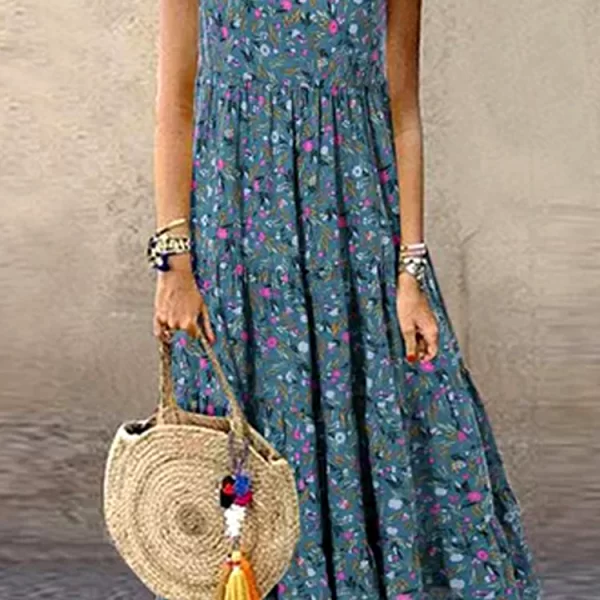 φόρεμα DERFOLMA BLUE - 1