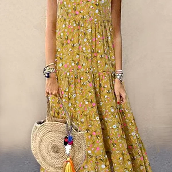 φόρεμα DERFOLMA YELLOW - 1