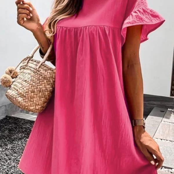 φόρεμα GRENIELA FUCHSIA - 1