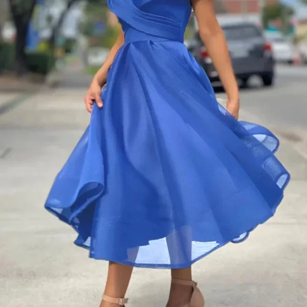 φόρεμα PIOLFENA BLUE - 1