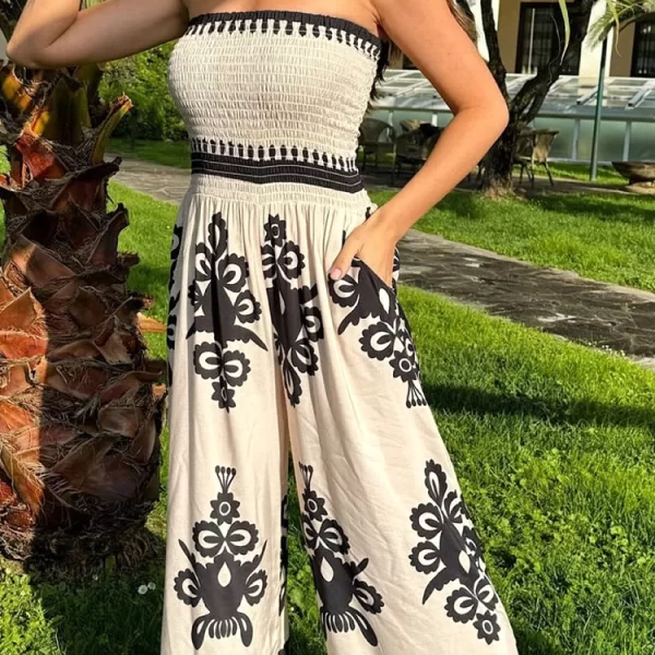 ολόσωμη φόρμα BIOLGEFA ECRU - 1