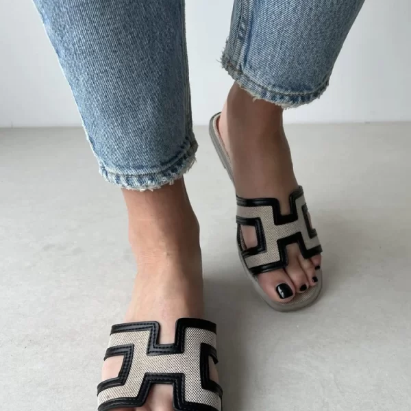 παντόφλες ROLDEMFA BLACK - 1