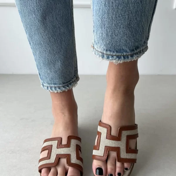 παντόφλες ROLDEMFA BROWN - 1