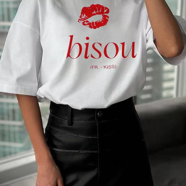 κοντομάνικο μπλουζάκι GRENILFA WHITE - 1