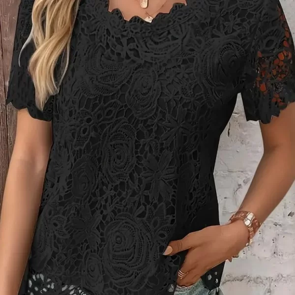 γυναικείο μπλουζάκι KROELA BLACK - 1