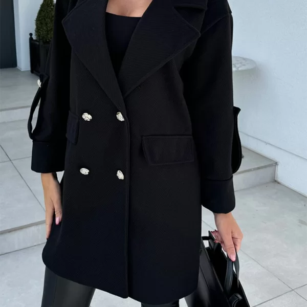 παλτό FENOMELFA BLACK - 1